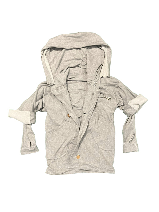 Raglan Button-up Sweatshirt w/ Afterhood