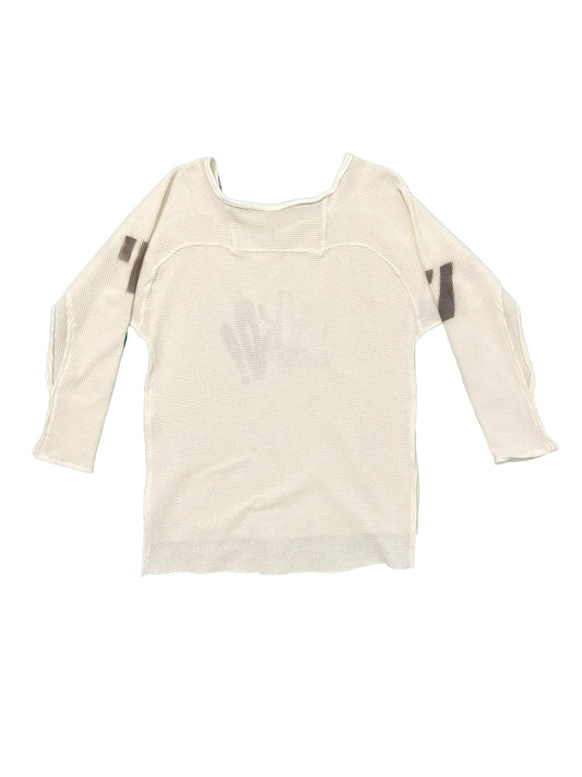 Waffle Knit Raglan LS Poncho