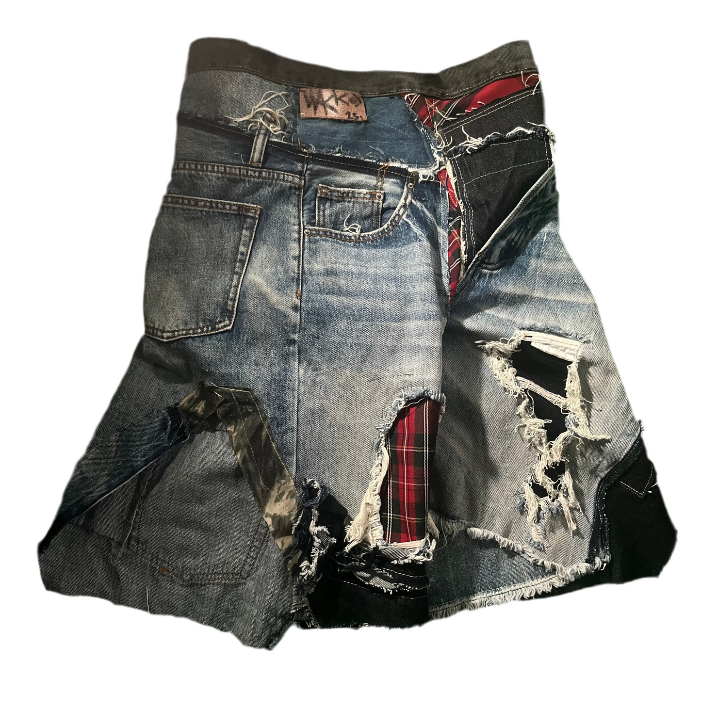 “SCRAPWORK” Patchwork Short
