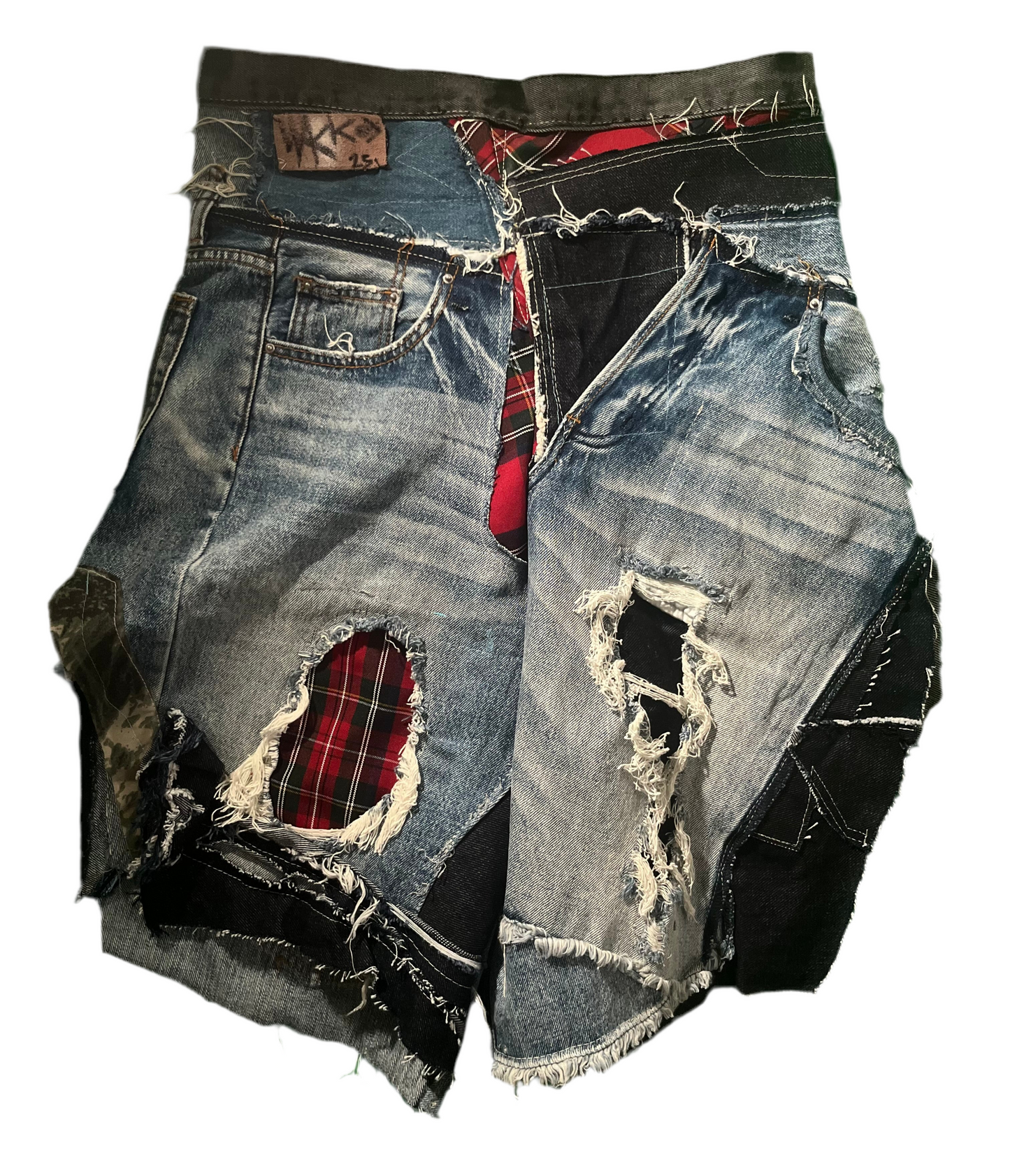 “SCRAPWORK” Patchwork Short