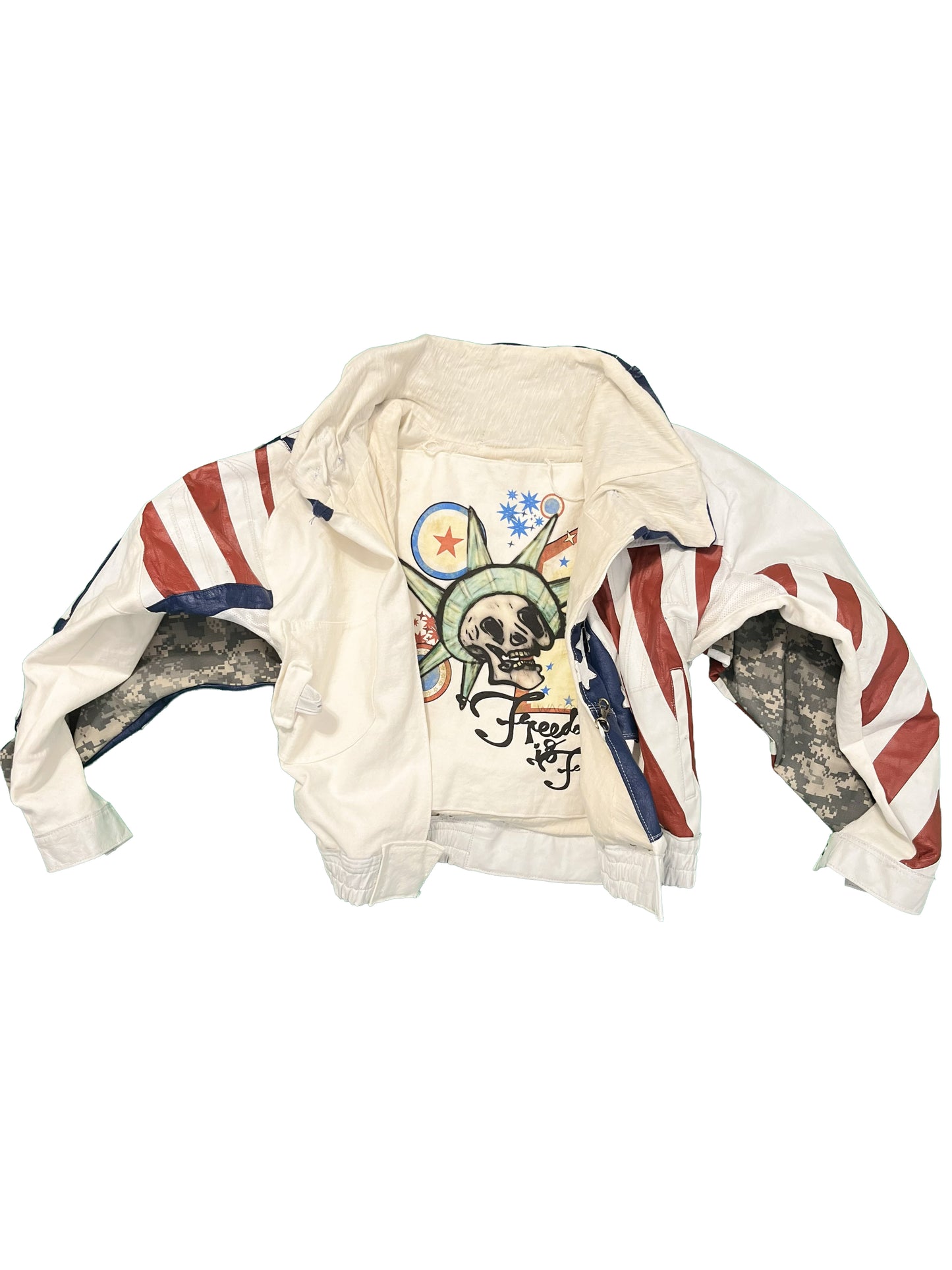 Vintage Genuine Leather “Freedom” Jacket