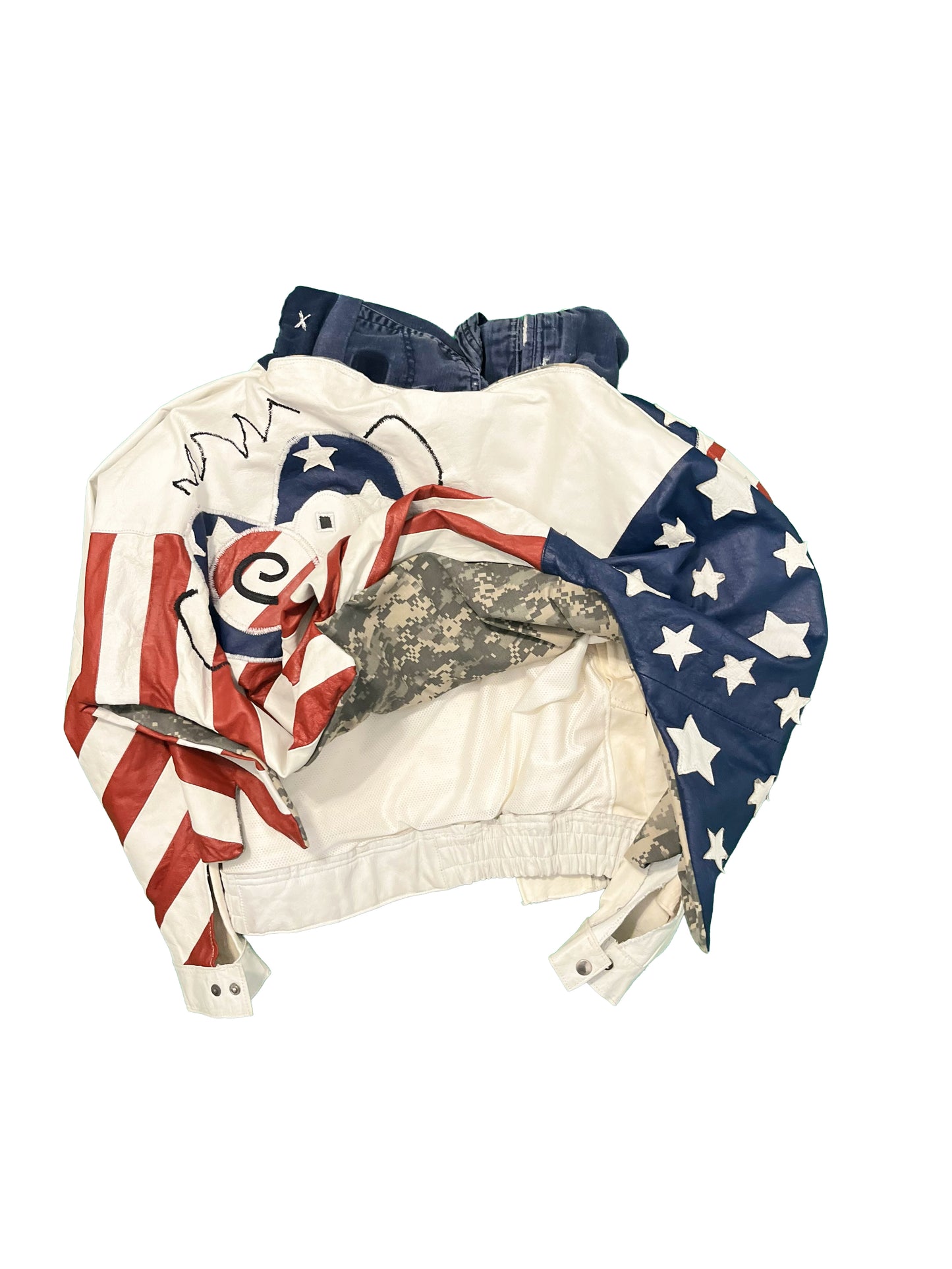 Vintage Genuine Leather “Freedom” Jacket