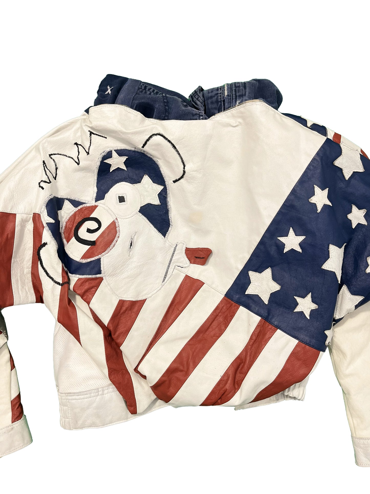 Vintage Genuine Leather “Freedom” Jacket