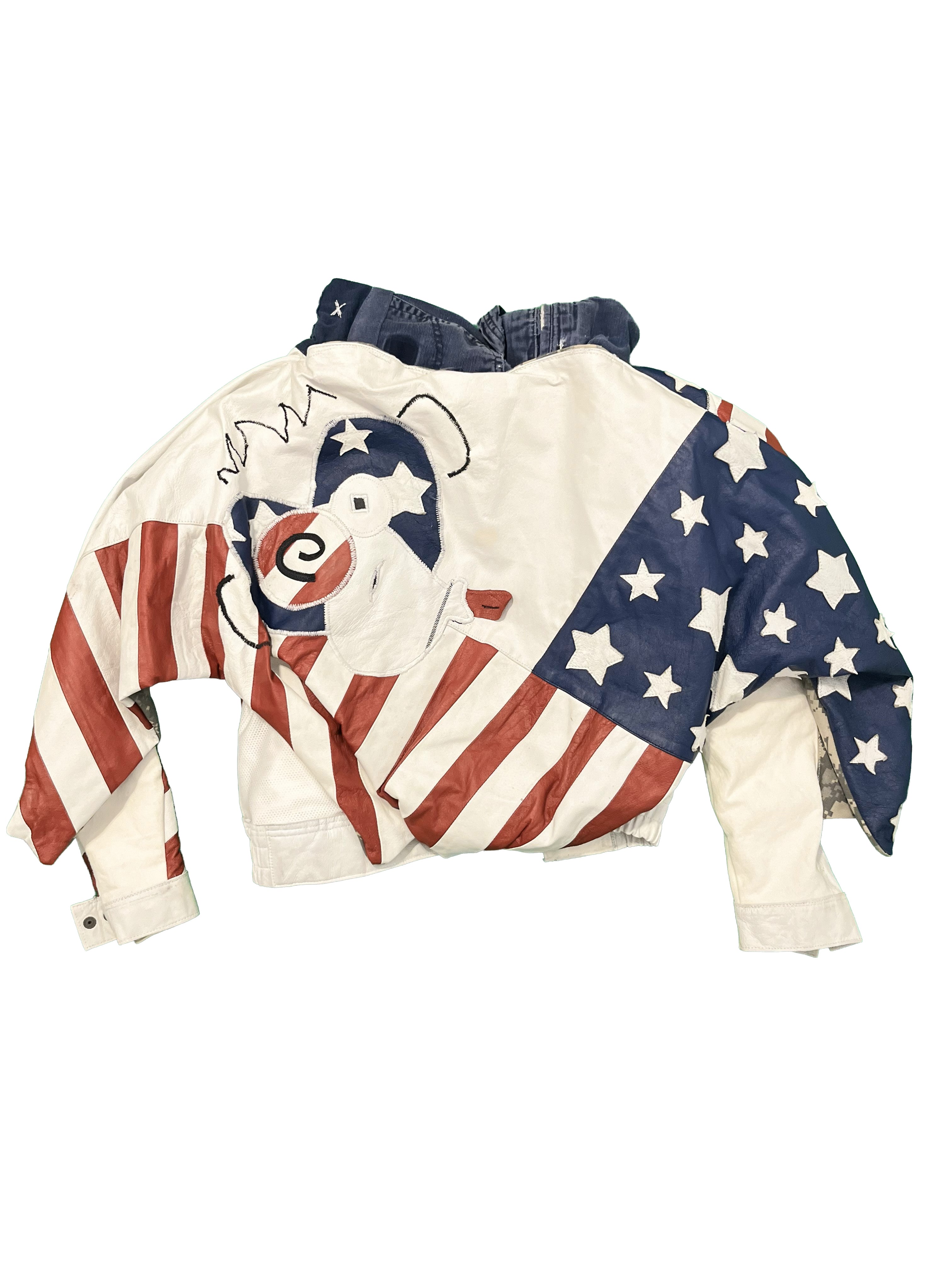 Vintage Genuine Leather “Freedom” Jacket