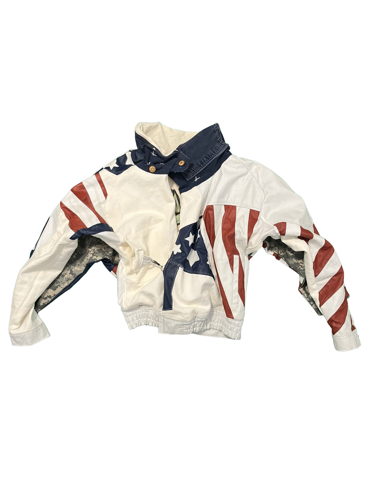 Vintage Genuine Leather “Freedom” Jacket