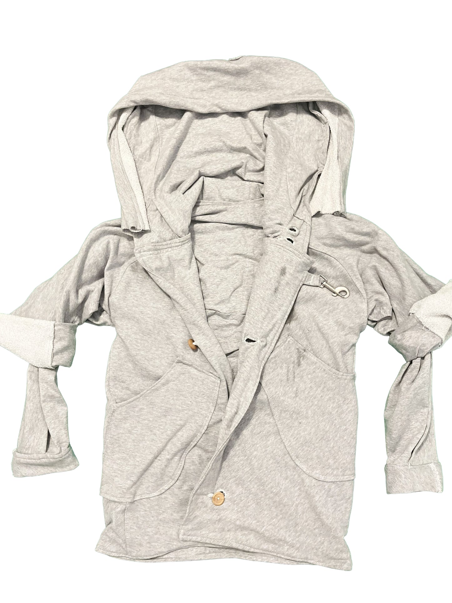 Raglan Button-up Sweatshirt w/ Afterhood