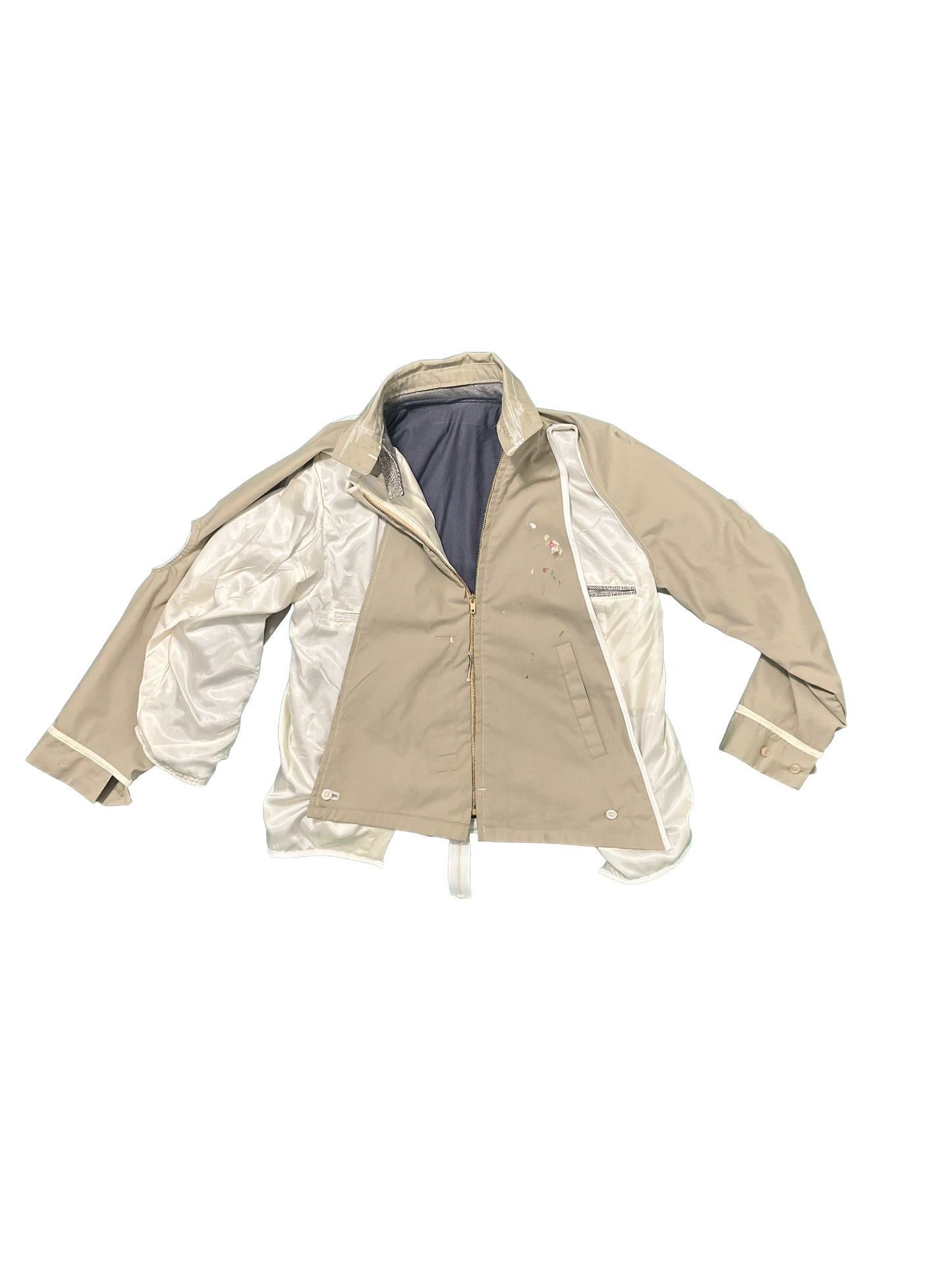 Asymmetrical Shell + Lining Zip-up Jacket