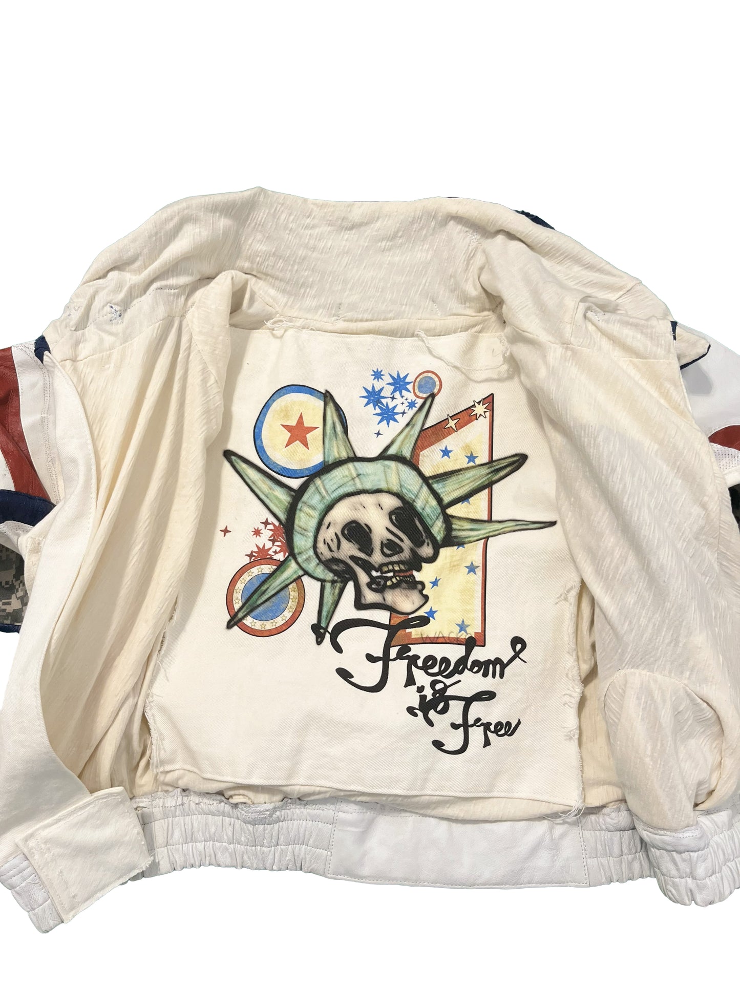 Vintage Genuine Leather “Freedom” Jacket