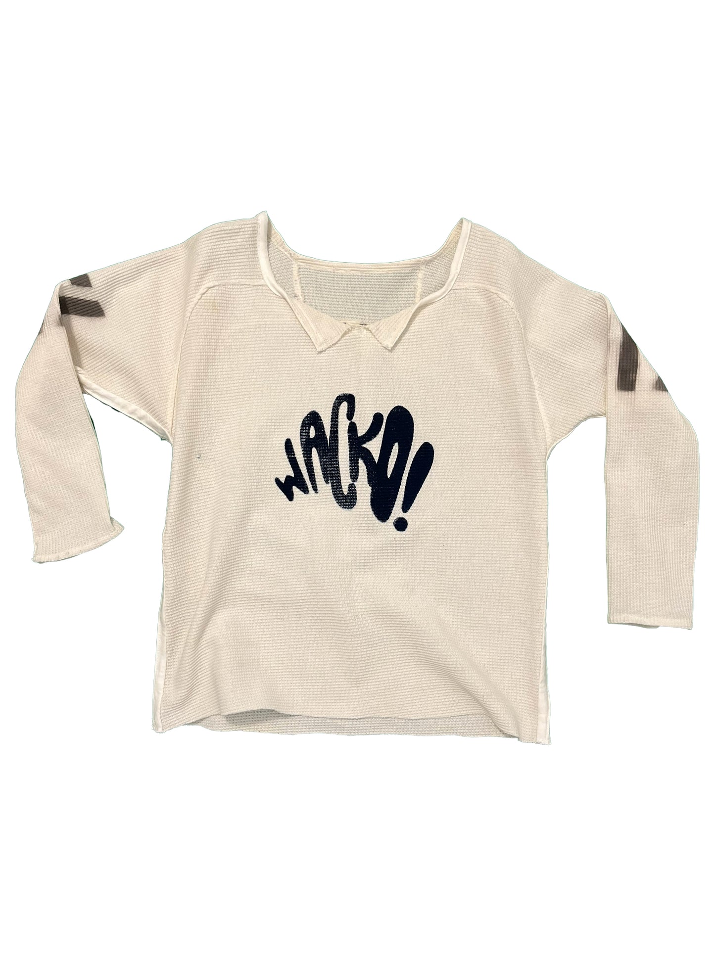 Waffle Knit Raglan LS