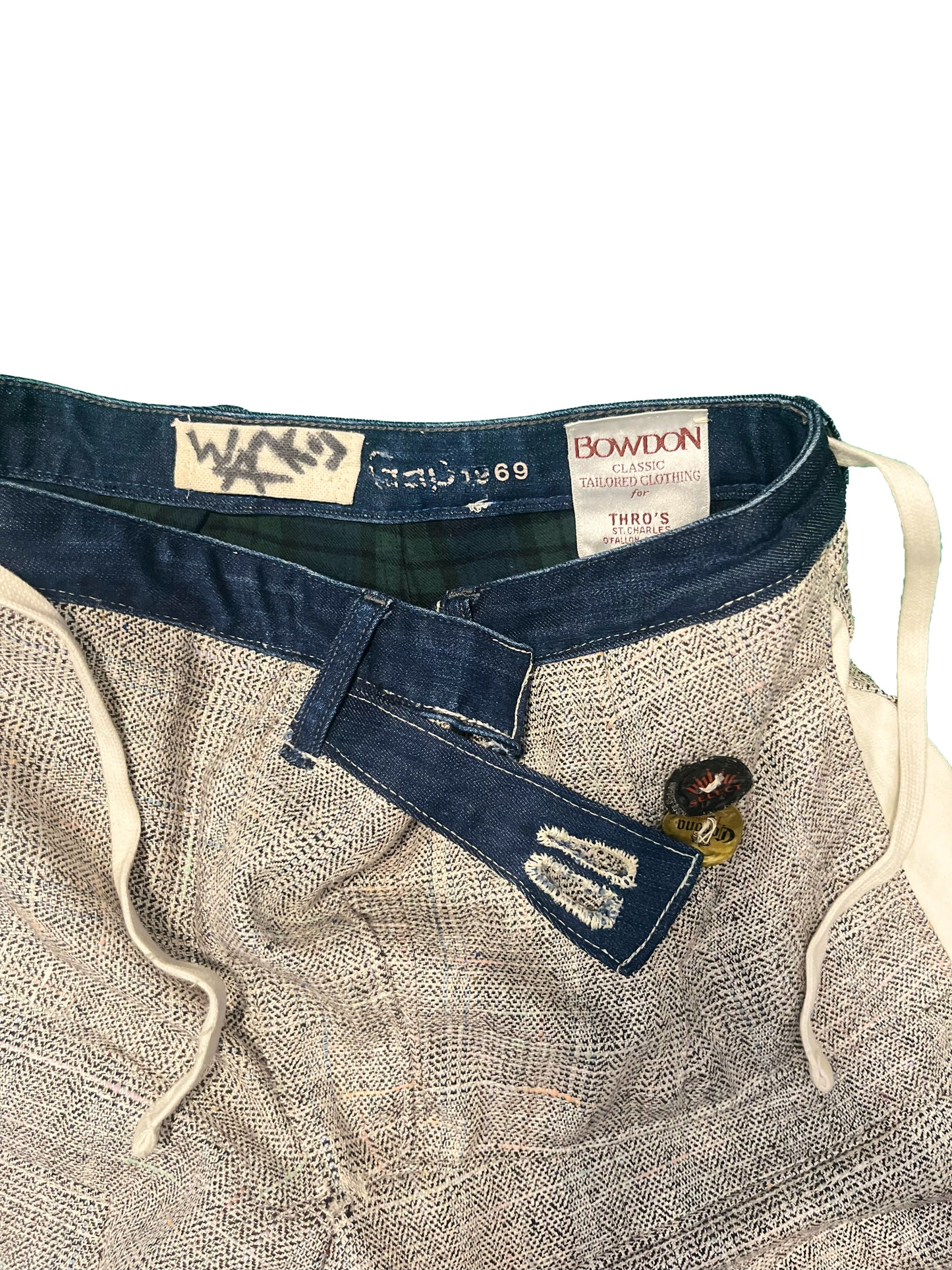 Deconstructed Suit Patchwork Trouser