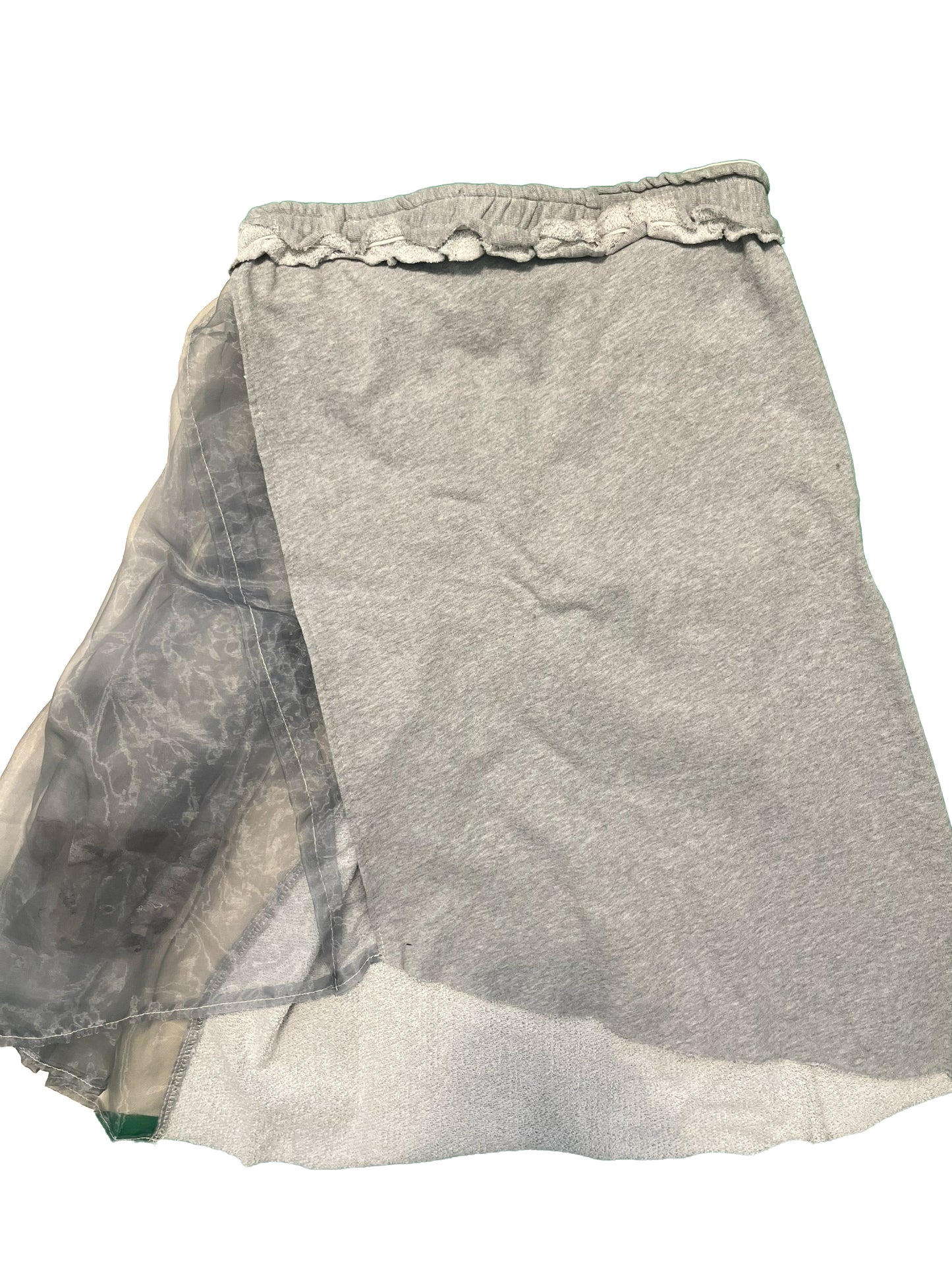 Maxi Sweatskirt w/ Organza